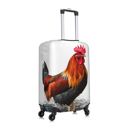 Travel Luggage Cover Chicken Rooster Suitcase Protector Anti-Scratch Washable Baggage Covers Elastic Suitcase Cover Tsa Approved Baggage Protector Fit 18-32 Inch Luggage3