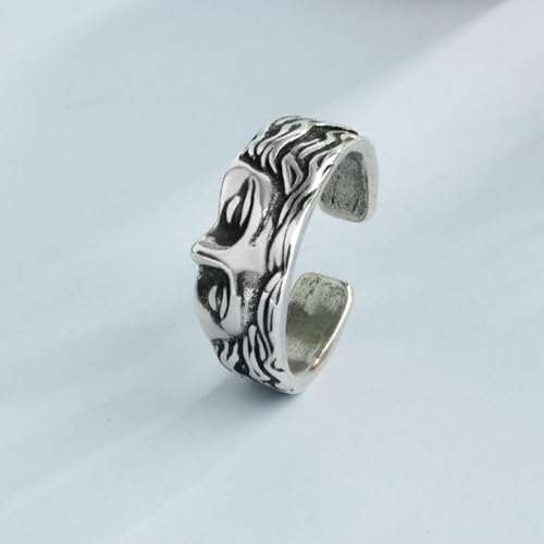 OIDIMS Vintage Venus Half Face Ring For Women Men Adjustable Personalized Open Wrap Knuckle Finger Band Rings Thumb Fashion Unique Jewelry Gift by OIDIMS - Image 4