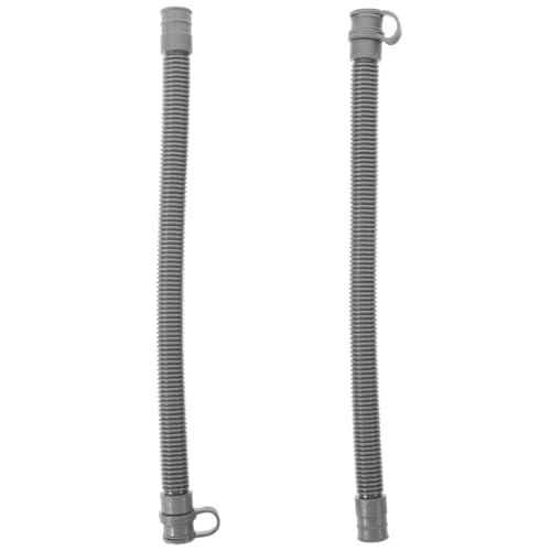 Ipetboom 2 Tubos de Desagüe Flexibles para Bañera de 33 CM Conector Manguera de Drenaje para Lavabo y SPA de Pies Tubo de Drenaje de Agua para Baño Reemplazo para Accesorios de Baño
