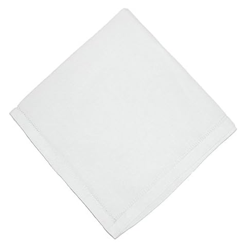 CTM Linen Hemstitched Handkerchief Cover