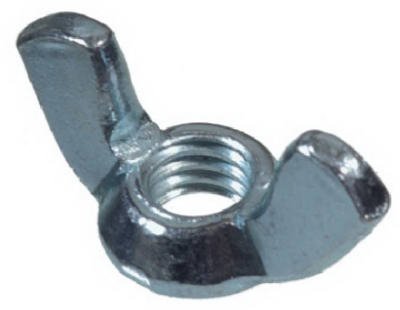 Wing Nuts, Forged, Zinc-Plated Steel, 5/16-In., 100-Pk.