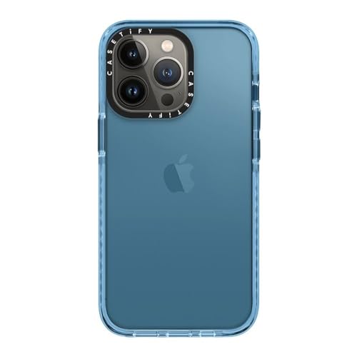 Coque iPhone 13 Pro CASETiFY rigide bleu Sierra haut de gamme - 4