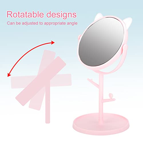 Desktop Makeup Mirror, Cute Cosmetic Mirror - Image 3