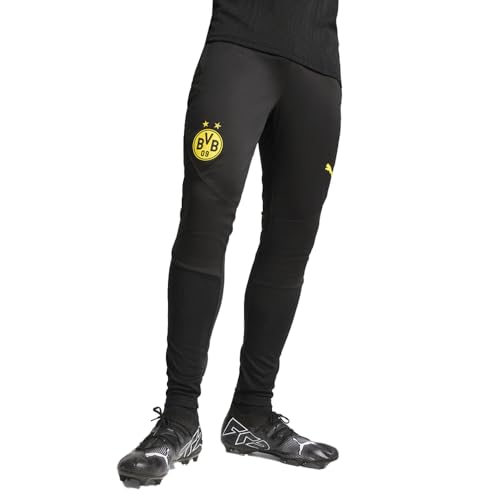 Pantalon d'entraînement Borussia Dortmund Puma 2024/25 noir pour homme