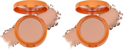 Image of Colors Queen Sun Expert Compact Powder with SPF 60 UVA /UVB PA+++ | UV Protection, Oil Control, Easy to Blend Matte Finish, Long Wearing & Lightweight Compact Powder (04, Warm Beige, 15g) (Pack of 2)