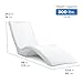 Step2 Vero Pool Lounger, Fade-Resistant, Waterproof Patio Furniture, Pool Lounge Chair for Sun Shelf, Use in Pools with Shelves Up to 9-Inches Deep or Outside Pool Deck, Weighted, White