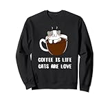 Photo Gallery funny cat coffee is life cats are love regalo felpa Photo Gallery funny cat coffee is life cats are love regalo felpa