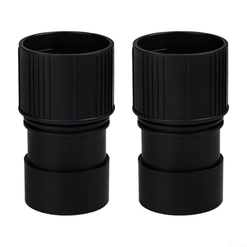 Industrial Vacuum Cleaner Adapter with 40mm to 48mm Hose Connector for Dust Removal Tools and Electric Tools, for Easy Install Vacuum Attachment for Industrial Vacuums, 2-Pack ABS