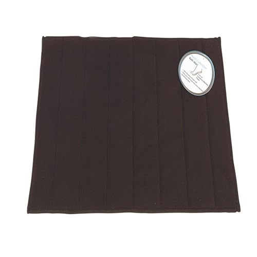 Carnation Home Fashions 16-Inch by 24-Inch Memory Foam Bath Mat, Black