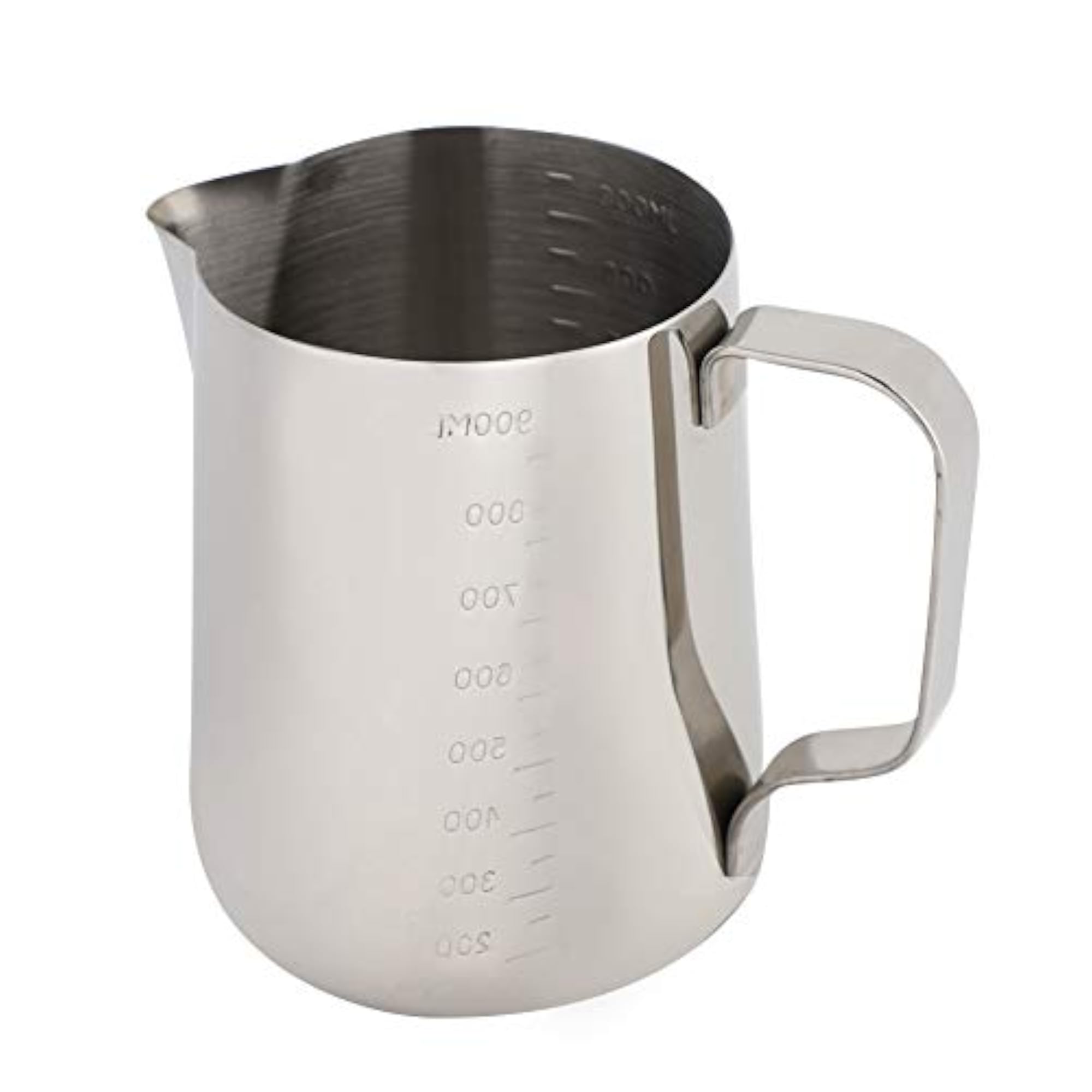 Stainless Steel Coffee Pitcher for Frothing and Measuring