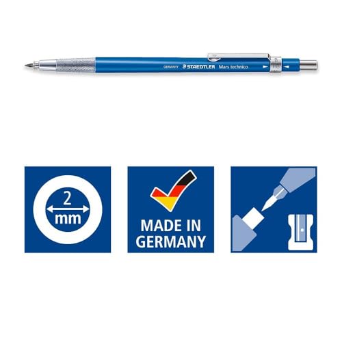 Porte-mines Staedtler 2mm avec indicateur de dureté réglable Mars Technico - 4