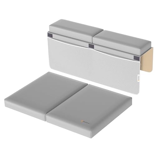 Image of BATALEE Baby Bath Kneeler and Elbow Rest Pad Set, Non-Slip Painless Thick, Extra Large Kneeling Pad - Foam Kneeling Pad for Bathing Babies - Knee Saver and Arm Support with 4 Pockets