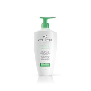 Collistar Crema Termale Anticellulite, Crema Corpo Rassodante Contro Pelle a Buccia d'Arancia e Accumuli Localizzati, Con Alghe Marine e Oli Essenziali, Perfetta Anche per Massaggi, 400ml