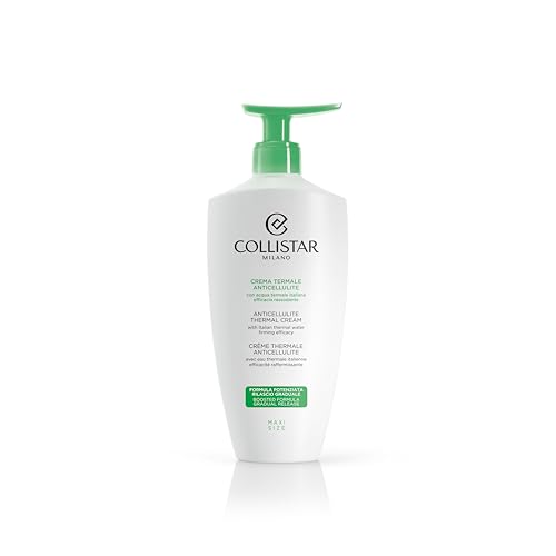 Collistar Crema Termal Anticelulitis,Tratamiento Corporal Reafirmante contra Piel de Naranja y Acumulaciones Localizadas, con Algas Marinas y Aceites Esenciales, Ideal para Masajes, 400 ml