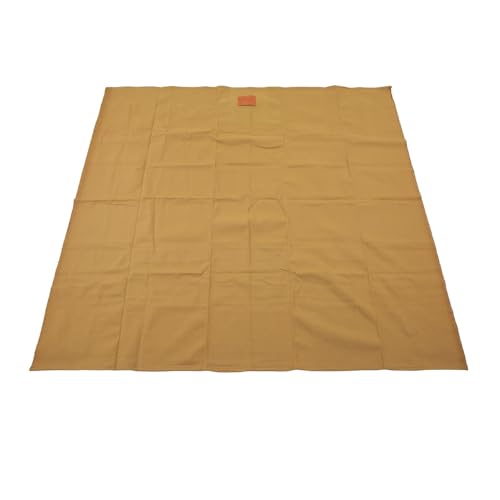 EIMSOAH Outdoor Picnic Mat Foldable 151x147cm, Fit for Parks, Beaches, Sports Events, Raynforest Football Games, Nylon, Caramel Color