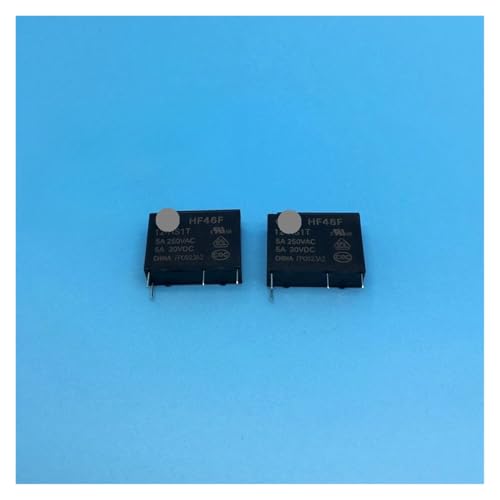 1pcs HF46F-12-HS1T relay 4-pin 5A250VAC coil 012VDC Control Relays