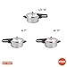 IMUSA 4.2 Quart Stovetop Aluminum Presure Cooker with safety valves for risk-free opening