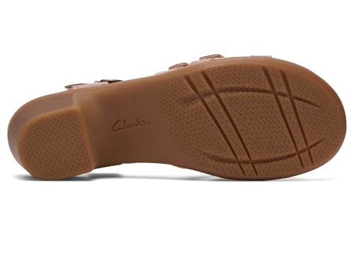 Clarks Clarks Women's Emily2 Rose Heeled Sandal, Bronze Synthetic, 9