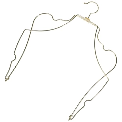 SWOOMEY Percha Plegable de Metal para Trajes de Baño y Bikinis, Color Dorado, Diseño Liso y Resistente, para Exhibición en Tiendas y Uso Doméstico