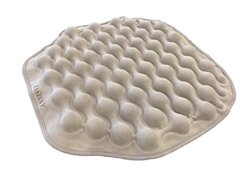 Anmsvi 3D Inflatable Car Seat Cushion For Driving Improve Posture, Sciatica & Lower Back Pain Relief, Hip Pain, Adjustable Firmness For Car & Truck Drivers, Office Chairs, Armchairs, Aircraft Seats #TOP30