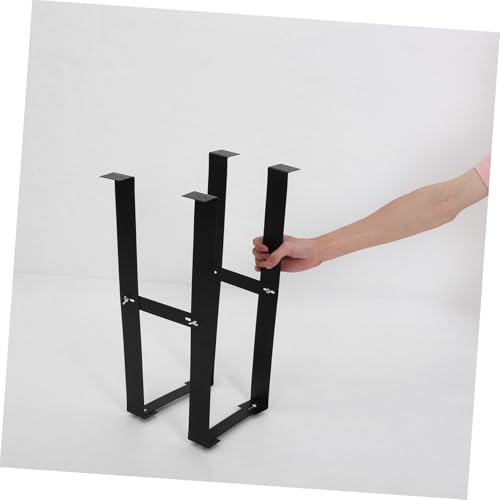 Soporte para CPU Holibanna bajo escritorio, acero al carbono, montura ajustable para carcasa de computadora, diseño ahorrador de espacio para oficina en casa, construcción duradera y resistente miniatura 3