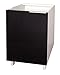 Berlenus CP6BN - Mueble bajo de Cocina con 1 Puerta (60 cm), Color Negro Brillante