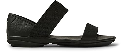Camper Womens Right Nina Flat Sandal, Black, 10 Us #TOP1