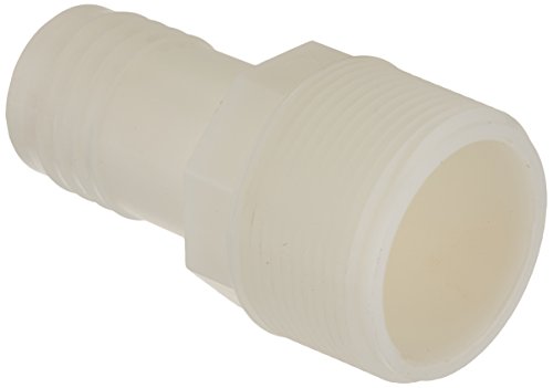 Parker Hannifin 325HB-20-24N Par-Barb Nylon Male Connector Fitting, 1â€“ 1/4" Hose Barb x 1â€“ 1/2" Male NPT, White