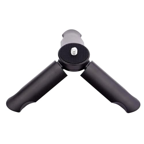 Mini Tripod Stand for Portable Cameras Ideal for Tabletop and Compatible with DJI Osmo Pocket 3 & 2 Camera and Versatile Mounting Options(Black)