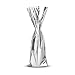 Metallic Mylar Wine Gift Bags for 750ml to 1L Bottles (6.50 in x 18 inches) by MT Products - 25 Pieces (Silver)