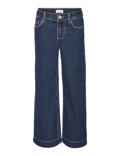 VMDAISY HR Wide Denim Jeans VI3440 Girl vaqueros altos de niña pantalones anchos tejanos cómodos