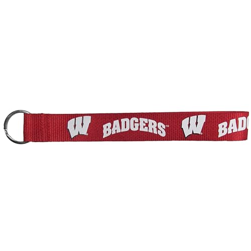 Siskiyou Sports Unisex NCAA Wisconsin Badgers Lanyard Key Chain, Wristlet,