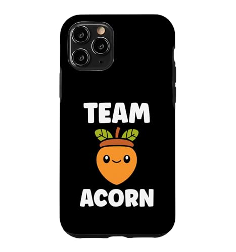 Funny Oak Acorn Small Nut Minimalist Cute simple team Acorn �X�}�z�P�[�X iPhone 11 Pro �p
