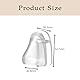 HNLMZ Brillenhalter Wand,6 Stück Selbstklebender Wandmontierter Brillenhalter,Sonnenbrillen Brillenständer,Brillenablage Aufbewahrung Organizer für Aufhängen und Präsentieren von Gläsern(Transparent)