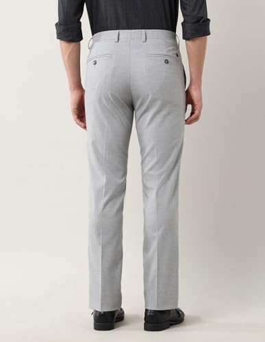Image of Arrow Men's Tailored Fit Checked Trousers