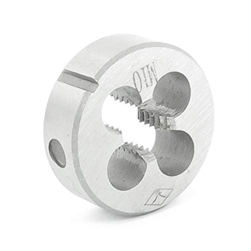 Aexit HSS 11mm Tool holder Thickness Metric M10 Screw Thread Round Die Tool Model:21as347qo179