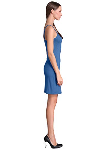Image of Coreal Women's Modal Spaghetti Strap Slip Under Dress Stretchy Layering