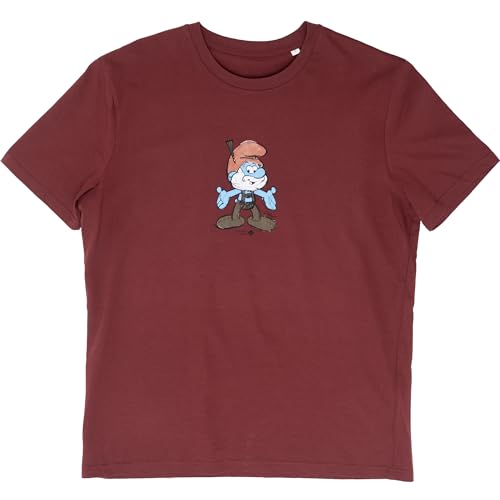 Bavarian Caps Homme Papa Schlumpf T-Shirt streetwear confortable en taille M