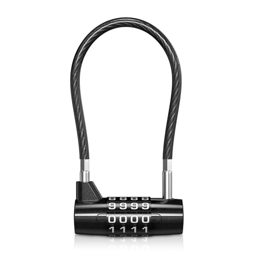 JXTZ Long Shackle Combination Padlock, Waterproof Shed