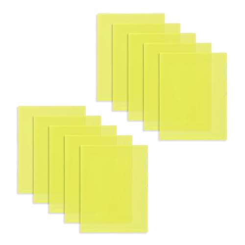 セキセイ シールック ワイドフォルダー A4ワイド幅 ハーフ溶着仕様 コピー用紙100枚収容 イエロー10枚入 CLK-2352-1-50