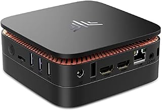NiPoGi Mini PC 12GB RAM, Ιntel Pentium J4105 Mini Computer Windows 11, 128GB mSATA SSD Micro Desktop Computer 4K Support Auto Power On, Business Small PC with 2.4G+5G WiFi/LAN for Home Office