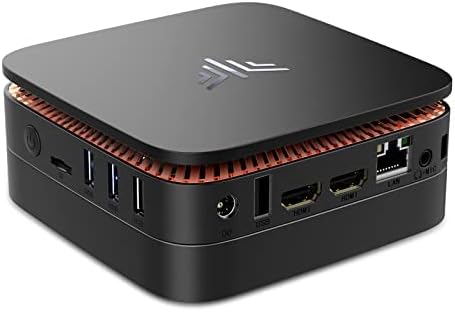 NiPoGi Mini PC 12GB RAM, Ιntel Pentium J4105 Mini Computer Windows 11, 128GB mSATA SSD Micro Desktop Computer 4K Support Auto Power On, Business Small PC with 2.4G+5G WiFi/LAN for Home Office