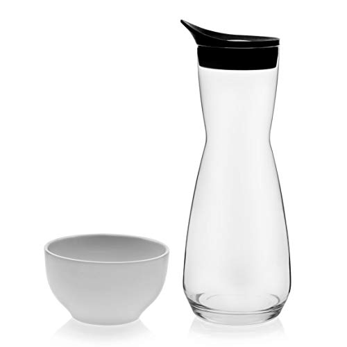 Libbey Make Your Own Mimosa Bar Set With 3 Carafes With Lids And 3 Garnish Bowls #TOP2