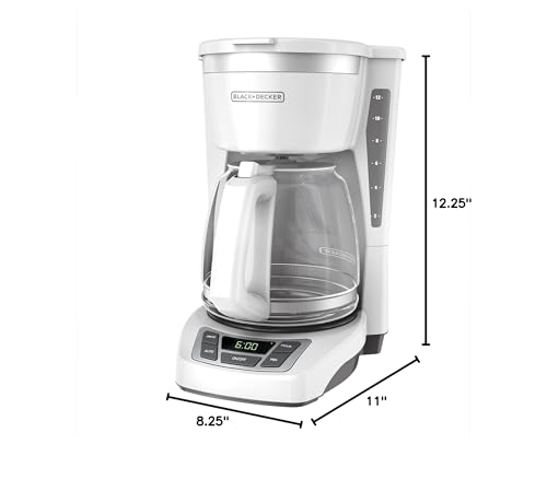 Black+Decker CM1160 W, Programmable, Washable Basket Filter, Sneak-A-Cup, Auto Brew, Water Window thumb #5