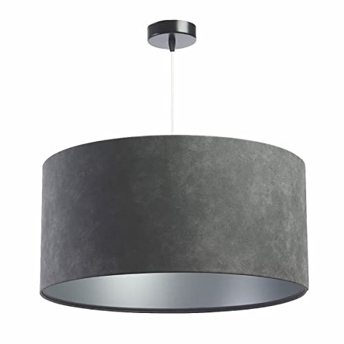 Kiom Lampada a sospensione Pesuede suede grey &