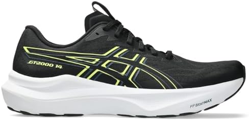 Tênis Asics GT 2000 14 Preto e Verde Limão - Masculino - 39