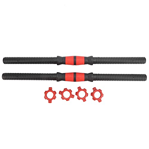 Dumbbell Bar Pair 50 Cm Dumbbell Weight -handgrepen met 4 -stcs Noten Fitnessapparatuur Krachttrainingaccessoires - Afbeelding 6