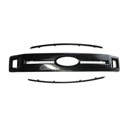 Trim Illusion ABS6515BLK Gloss Black Grille Overlay Insert Accessory Compatible with 2018-2020 Ford F-150-3 Piece