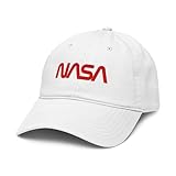 Space Science Classic Jumbo Red Worm Logo Adjustable Baseball Hat