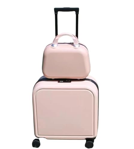Checked Luggage Carry On Luggage 2 Piece Sets Suitcases with Spinner Wheels, Hard Shell Carry On Suitcase Set Luggage Suitcase (Color : D, Size : 20in)